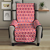 Striped USA Patriotic Print Pattern Armchair Protector-grizzshop