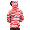 Striped USA Patriotic Print Pattern Men's Hoodie-grizzshop