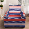 Striped USA Print Pattern Armchair Slipcover-grizzshop