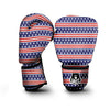 Striped USA Print Pattern Boxing Gloves-grizzshop