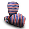 Striped USA Print Pattern Boxing Gloves-grizzshop