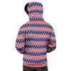 Striped USA Print Pattern Men's Hoodie-grizzshop