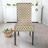 Striped White Heart On LGBT Pride Print Pattern Dining Chair Slipcover-grizzshop