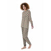 Striped White Heart On LGBT Pride Print Pattern Women's Pajamas-grizzshop