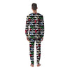 Stripes Racing Cars Print Pattern Men's Pajamas-grizzshop