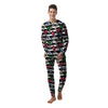 Stripes Racing Cars Print Pattern Men's Pajamas-grizzshop