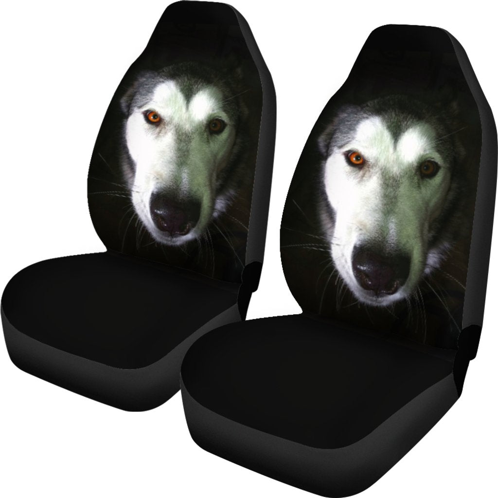 Stunning Alaskan Malamute Car Seat Covers-grizzshop