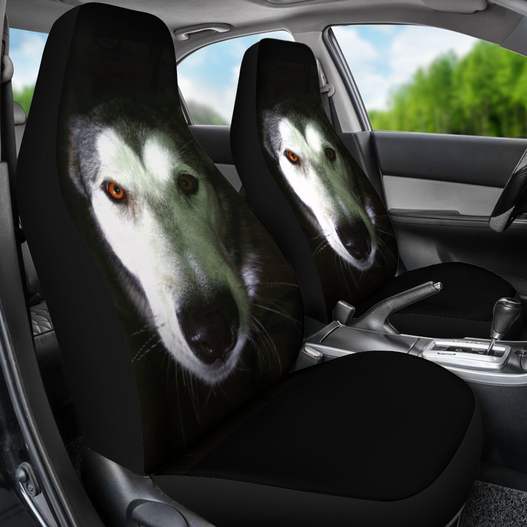 Stunning Alaskan Malamute Car Seat Covers-grizzshop