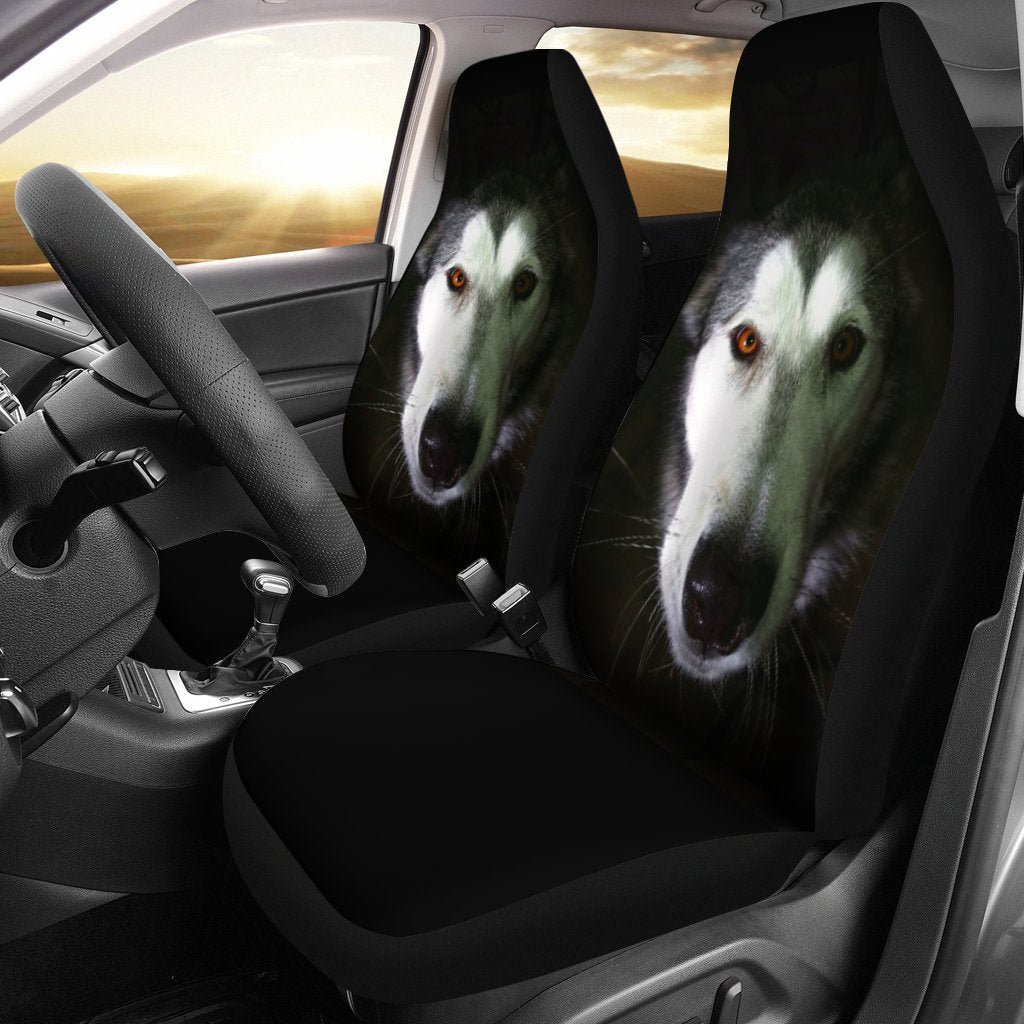 Stunning Alaskan Malamute Car Seat Covers-grizzshop