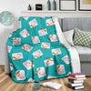 Sudoku Pattern Print Blanket-grizzshop