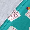 Sudoku Pattern Print Blanket-grizzshop