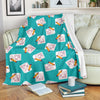 Sudoku Pattern Print Blanket-grizzshop