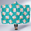 Load image into Gallery viewer, Sudoku Pattern Print Hooded Blanket-grizzshop