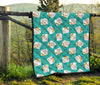 Sudoku Pattern Print Quilt-grizzshop