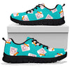 Sudoku Pattern Print Sneaker Shoes For Men Women-grizzshop