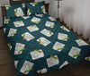 Sudoku Print Pattern Bed Set Quilt-grizzshop