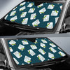 Sudoku Print Pattern Car Sun Shade-grizzshop