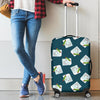 Sudoku Print Pattern Luggage Cover Protector-grizzshop