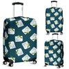 Sudoku Print Pattern Luggage Cover Protector-grizzshop