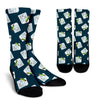 Sudoku Print Pattern Unisex Crew Socks-grizzshop