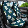 Sudoku Print Pattern Universal Fit Car Seat Covers-grizzshop