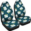 Sudoku Print Pattern Universal Fit Car Seat Covers-grizzshop