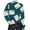 Sudoku Print Pattern Women's Sweatshirt-grizzshop