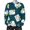 Sudoku Print Pattern Women's Sweatshirt-grizzshop