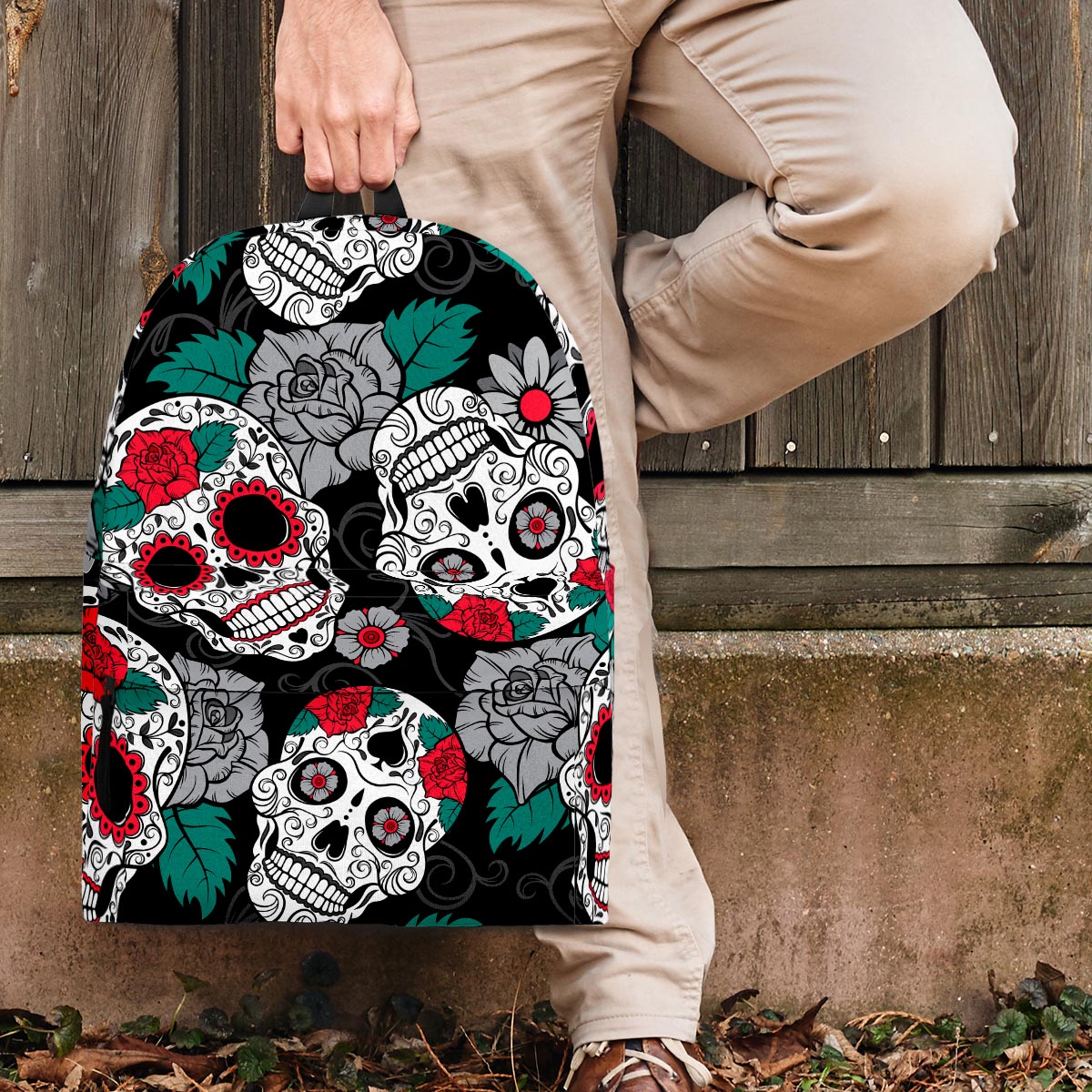 Sugar Skull Backpack-grizzshop