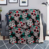 Sugar Skull Blanket-grizzshop