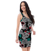 Sugar Skull Bodycon Dress-grizzshop