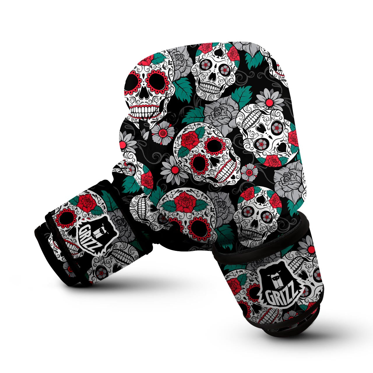 Sugar Skull Boxing Gloves-grizzshop