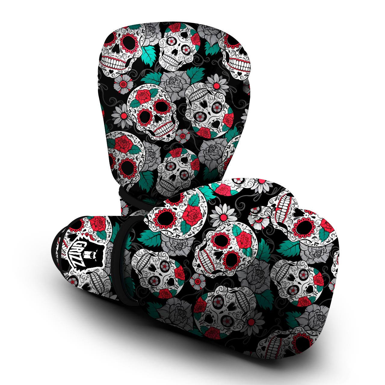 Sugar Skull Boxing Gloves-grizzshop