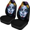 Sugar Skull Calavera Girl Universal Fit Car Seat Covers-grizzshop