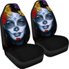 Sugar Skull Calavera Girl Universal Fit Car Seat Covers-grizzshop