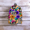 Sugar Skull Flower Backpack-grizzshop