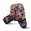 Sugar Skull Flower Boxing Gloves-grizzshop