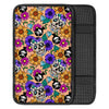 Sugar Skull Flower Car Console Cover-grizzshop