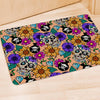 Sugar Skull Flower Door Mat-grizzshop