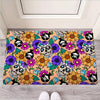 Sugar Skull Flower Door Mat-grizzshop