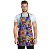 Sugar Skull Flower Men's Apron-grizzshop