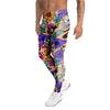 Sugar Skull Flower Men's Leggings-grizzshop