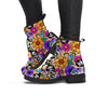 Sugar Skull Flower Women's Boots-grizzshop