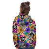 Sugar Skull Flower Women's Hoodie-grizzshop