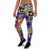 Sugar Skull Flower Women's Joggers-grizzshop