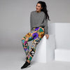 Sugar Skull Flower Women's Joggers-grizzshop