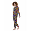 Sugar Skull Flower Women's Pajamas-grizzshop