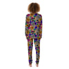 Sugar Skull Flower Women's Pajamas-grizzshop