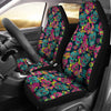 Sugar Skull Girly Skeleton Floral Pattern Print Universal Fit Car Seat Cover-grizzshop