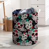 Sugar Skull Laundry Basket-grizzshop